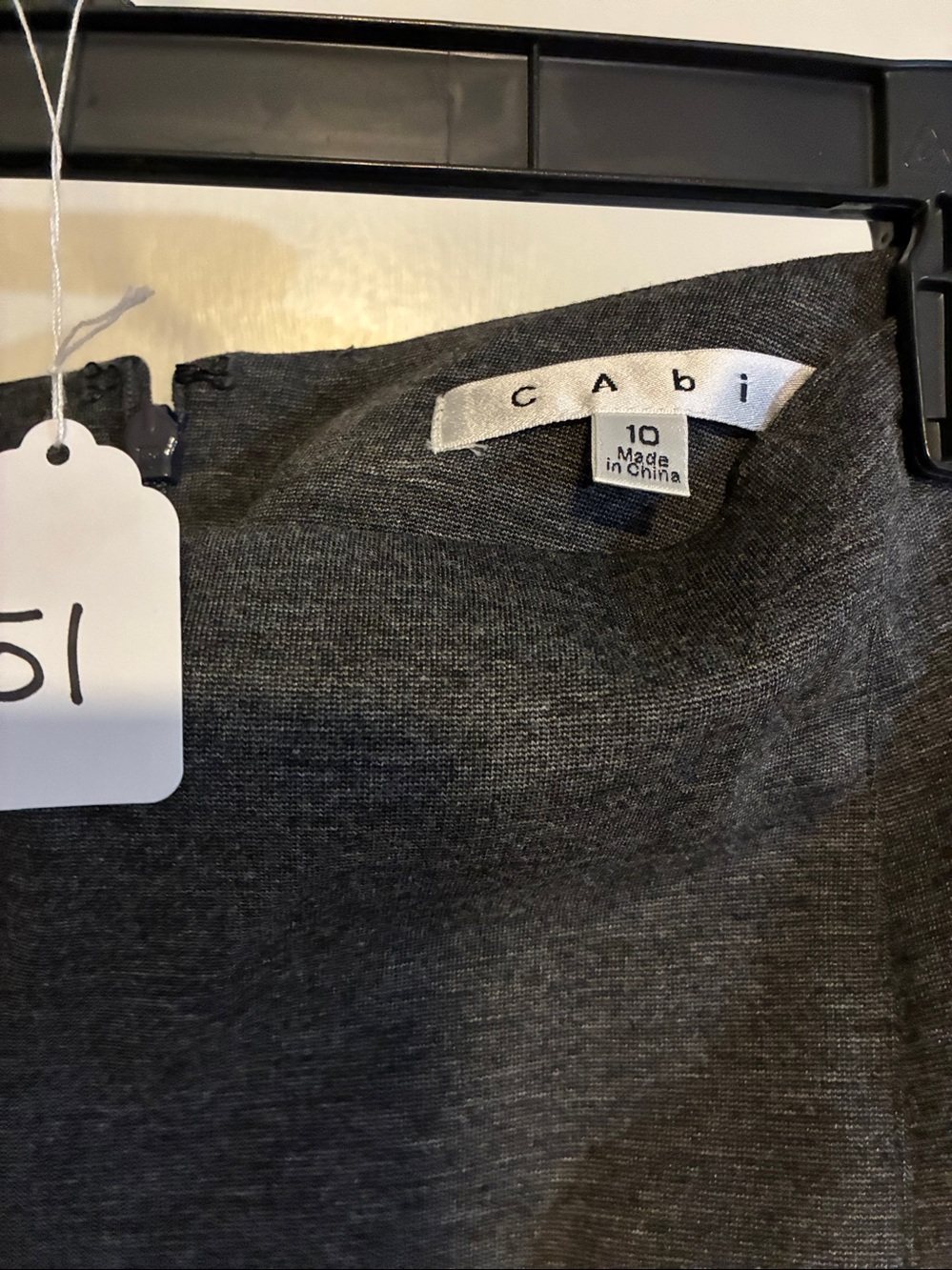 CAbi Dark Charcoal Pencil Skirt - Picture 3 of 4